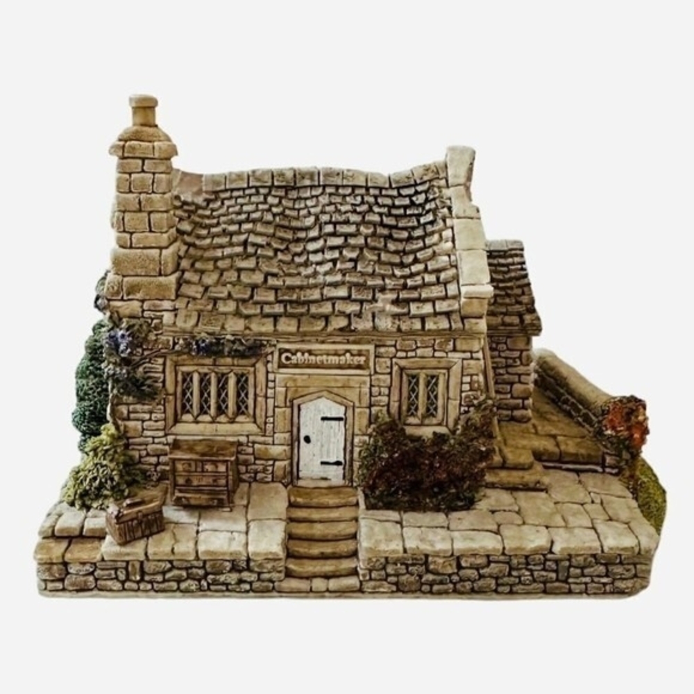 Vintage 1991 Lilliput Lane Dovetails Cambria UK Ceramic House Figurine 4.5" VG